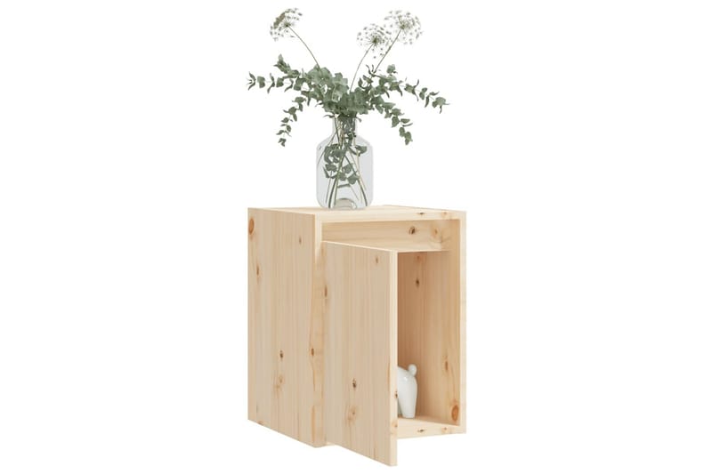 Väggskåp 30x30x40 cm massiv furu - Brun - Förvaring - Köksförvaring - Kökshylla