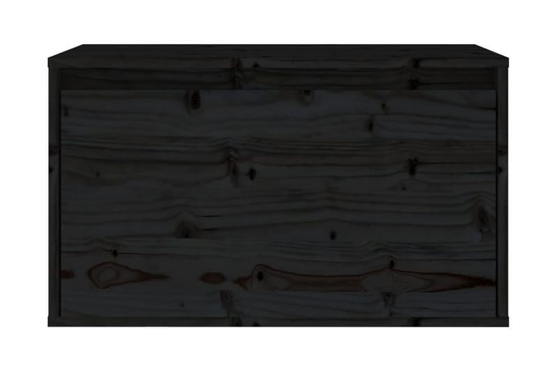 Väggskåp 60x30x35 cm massiv furu svart - Svart - Förvaring - Köksförvaring - Kökshylla