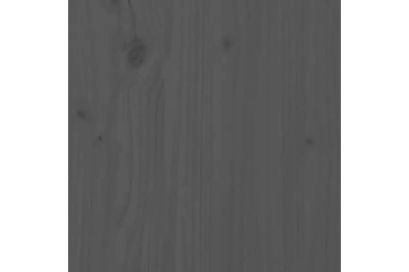 Väggskåp grå 100x30x35 cm massiv furu - Grå - Kökshylla - Vägghylla