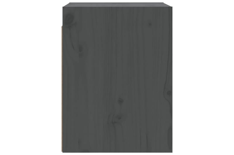 Väggskåp grå 30x30x40 cm massiv furu - Grå - Förvaring - Köksförvaring - Kökshylla
