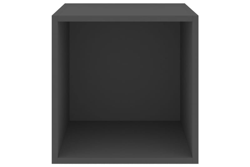 Väggskåp grå 37x37x37 cm spånskiva - Grå - Kökshylla - Vägghylla