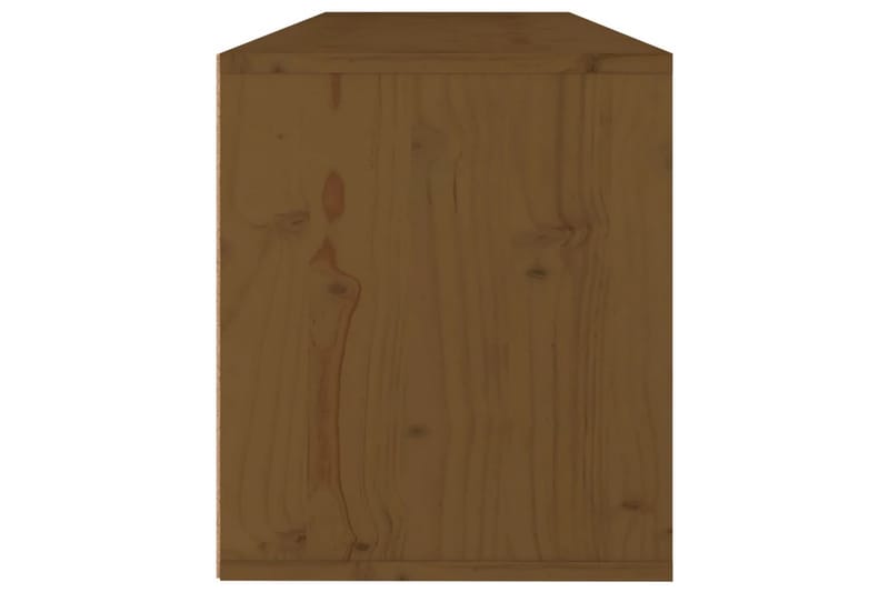Väggskåp honungsbrun 100x30x35 cm massiv furu - Honung - Förvaring - Köksförvaring - Kökshylla