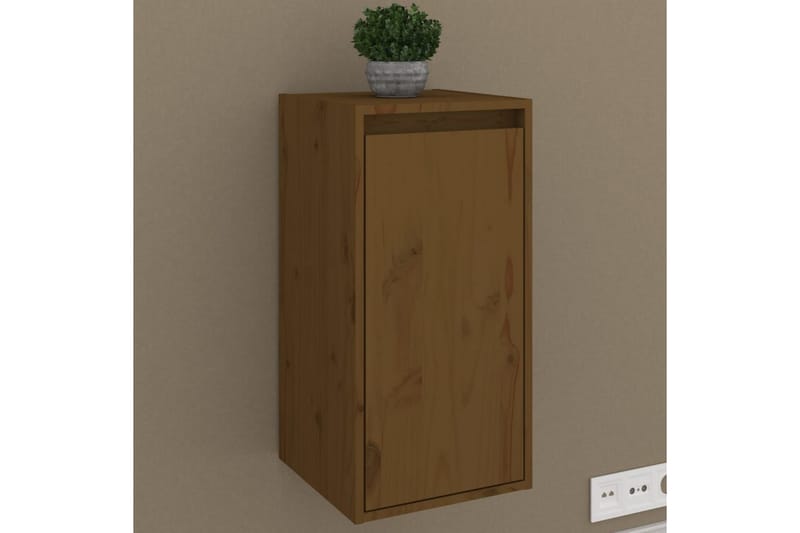 Väggskåp honungsbrun 30x30x60 cm massiv furu - Honung - Förvaring - Köksförvaring - Kökshylla