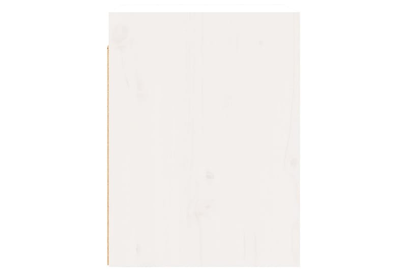 Väggskåp vit 30x30x40 cm massiv furu - Vit - Kökshylla - Vägghylla