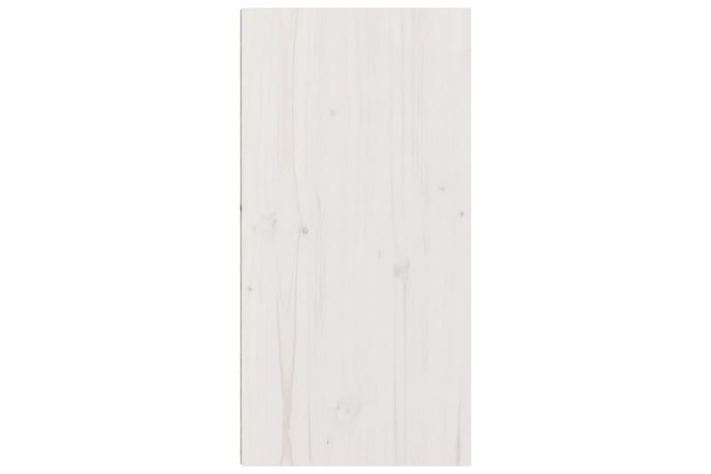 Väggskåp vit 30x30x60 cm massiv furu - Vit - Kökshylla - Vägghylla