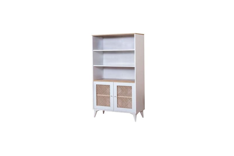 Velin Bokhylla 90 cm - Vit/Ljusfärgat trä - Förvaring - Hyllor - Bokhylla