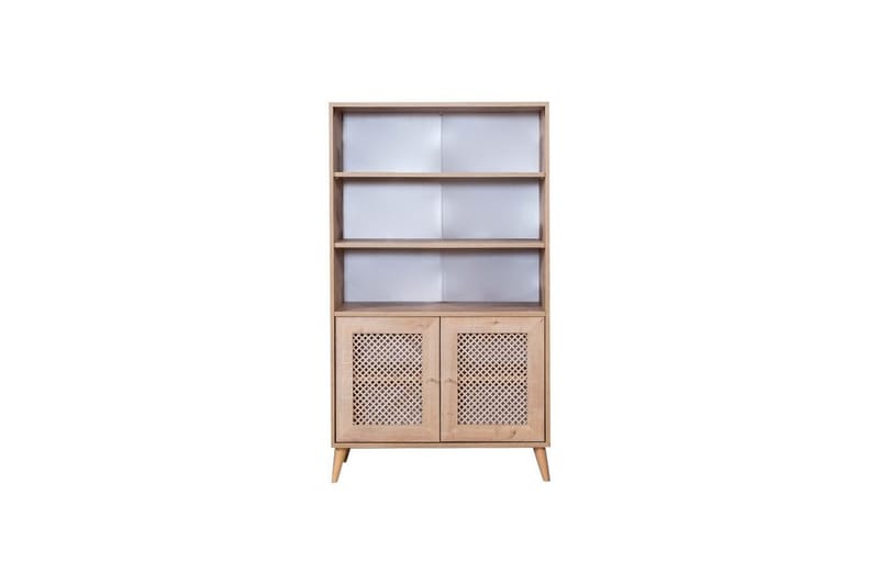 Velin Bokhylla 90 cm - Vit/Ljusfärgat trä - Förvaring - Hyllor - Bokhylla