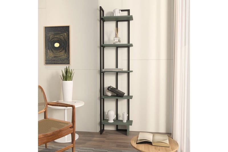 Veylar Bokhylla 36,4 cm - Svart/Grön - Förvaring - Hyllor - Bokhylla