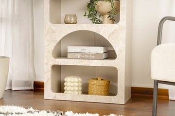 Wenus Bokhylla 60 cm - Travertine/Sandsten - Förvaring - Hyllor - Bokhylla