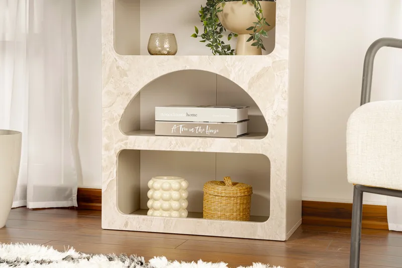 Wenus Bokhylla 60 cm - Travertine/Sandsten - Förvaring - Hyllor - Bokhylla