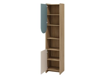 Zarek Bokhylla 44x198 cm - brun, rosa, beige - Förvaring - Hyllor - Bokhylla