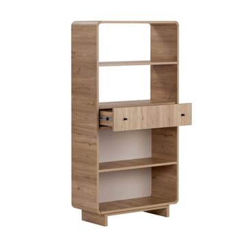Zavio Bokhylla 78x153x34 cm - Ek - Förvaring - Hyllor - Bokhylla
