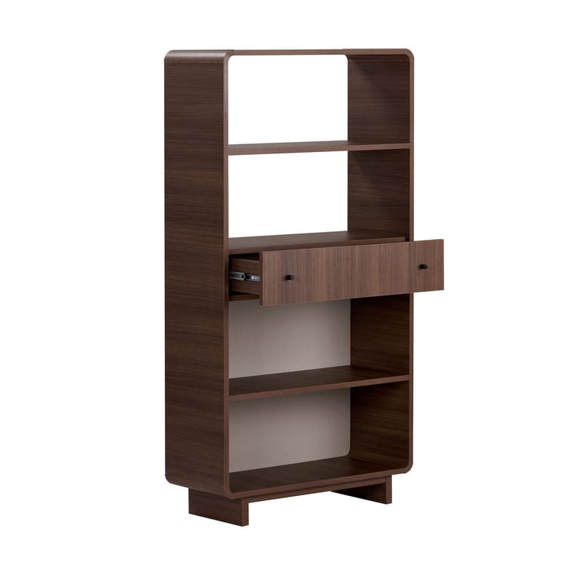 Zavio Bokhylla 78x153x34 cm - Valnöt - Förvaring - Hyllor - Bokhylla
