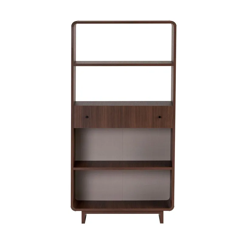 Zavio Bokhylla 78x153x34 cm - Valnöt - Förvaring - Hyllor - Bokhylla