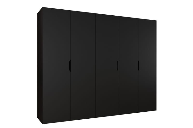 Abano Garderob 52x202 cm, Svart