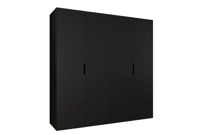 Abano Garderob 52x202 cm, Svart