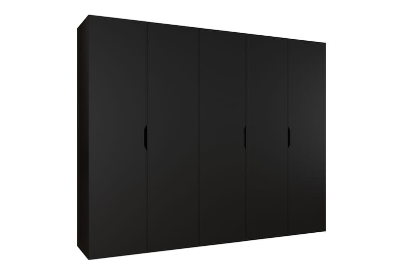 Abano Garderob 52x202 cm - Svart - Förvaring - Sko- & klädförvaring - Garderober & garderobssystem