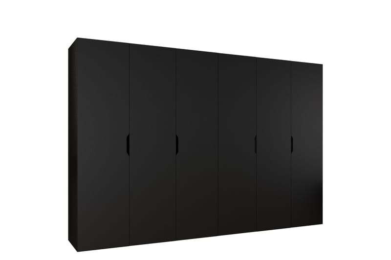 Abano Garderob 52x202 cm - Svart - Förvaring - Sko- & klädförvaring - Garderober & garderobssystem