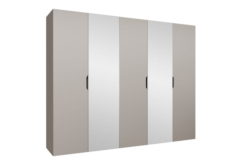 Abano Garderob m. Spegel 52x202 cm, Beige