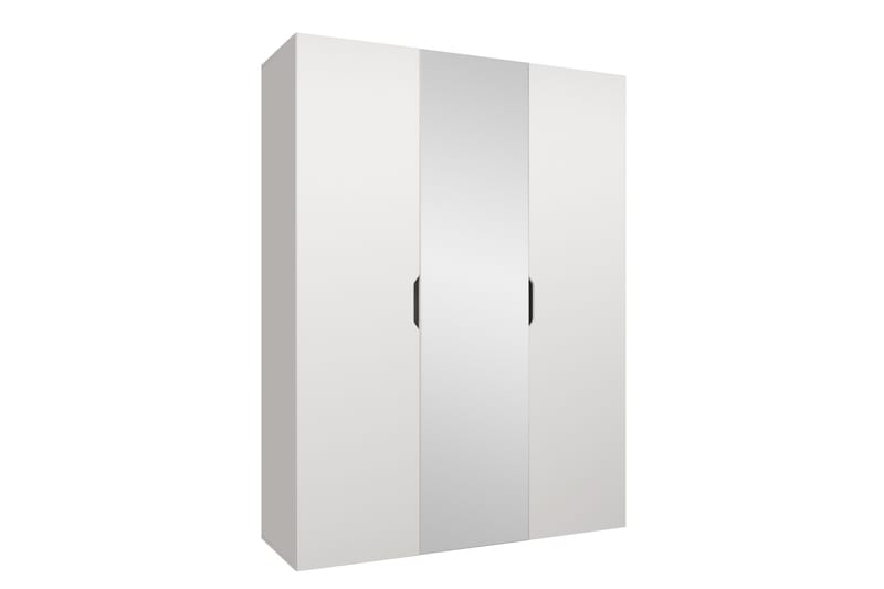 Abano Garderob m. Spegel 52x202 cm - Vit - Förvaring - Sko- & klädförvaring - Garderober & garderobssystem