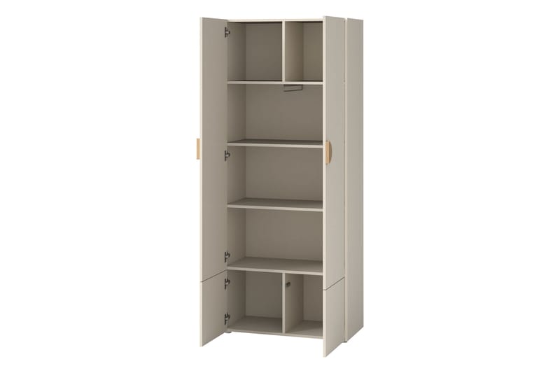 Adolfo Garderob 80x194 cm - Beige - Förvaring - Sko- & klädförvaring - Garderober & garderobssystem
