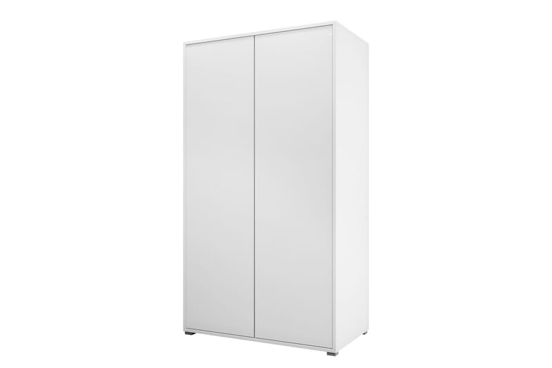 Agawal Garderob 100x178 cm - Vit - Förvaring - Sko- & klädförvaring - Garderober & garderobssystem