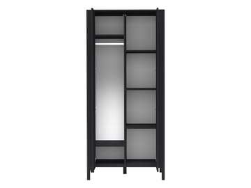 Aggarwal Garderob 90 cm i Målat Trä - Svart - Förvaring - Sko- & klädförvaring - Garderober & garderobssystem