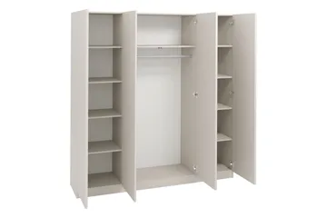 Amelus Garderob 205x220 cm - Brun - Förvaring - Sko- & klädförvaring - Garderober & garderobssystem