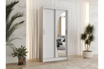Amira Garderob m. Spegel 100x200 cm - Förvaring - Sko- & klädförvaring - Garderober & garderobssystem