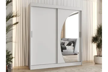 Amira Garderob m. Spegel 180x200 cm - Förvaring - Sko- & klädförvaring - Garderober & garderobssystem