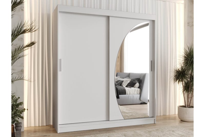 Amira Garderob m. Spegel 180x200 cm - Förvaring - Sko- & klädförvaring - Garderober & garderobssystem