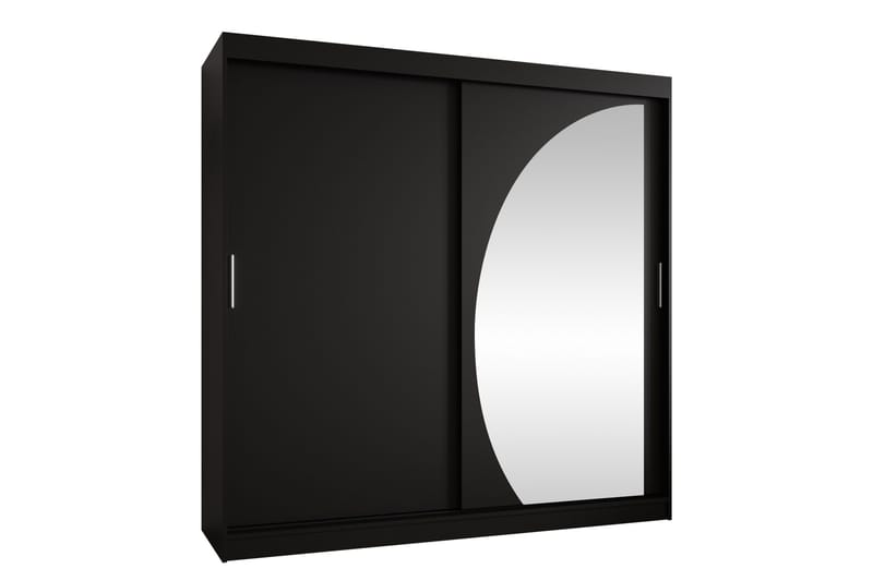 Amira Garderob m. Spegel 200x200 cm, Brun