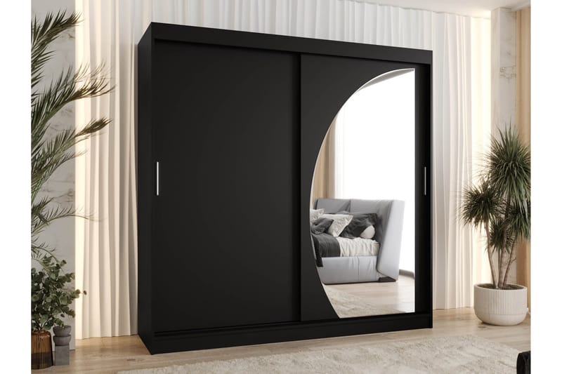 Amira Garderob m. Spegel 200x200 cm - Förvaring - Sko- & klädförvaring - Garderober & garderobssystem