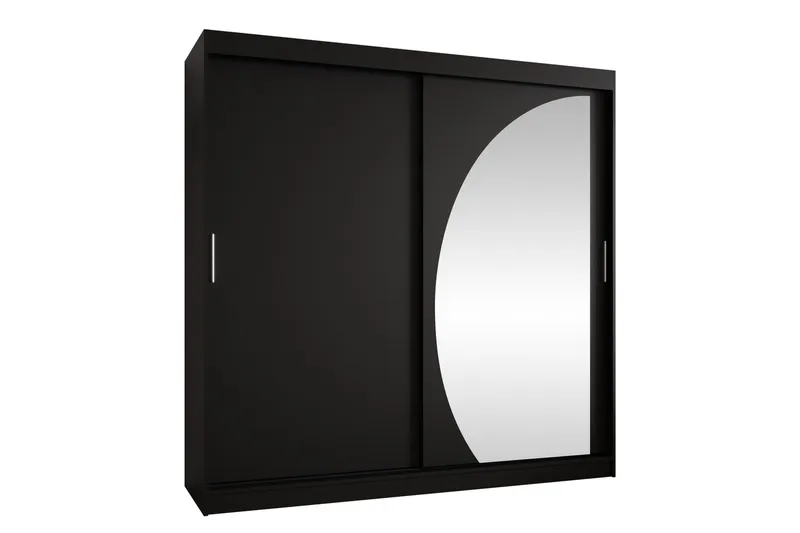 Amira Garderob m. Spegel 200x200 cm