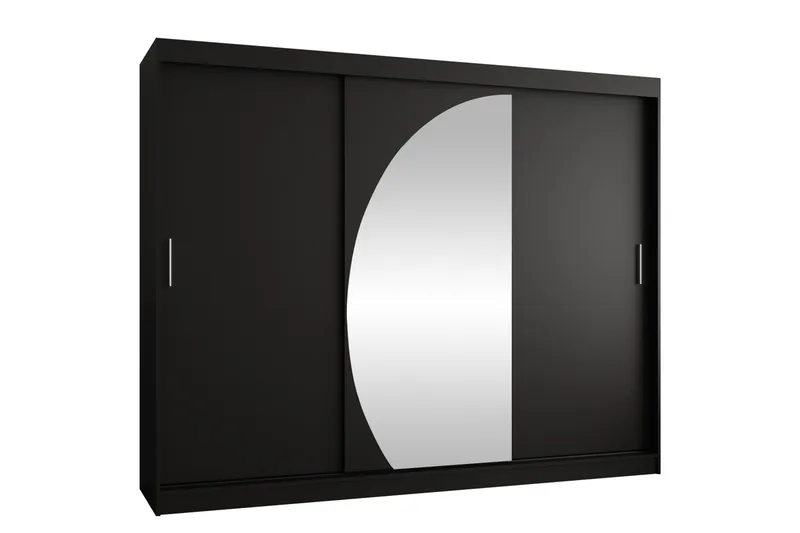 Amira Garderob m. Spegel 250x200 cm, Brun