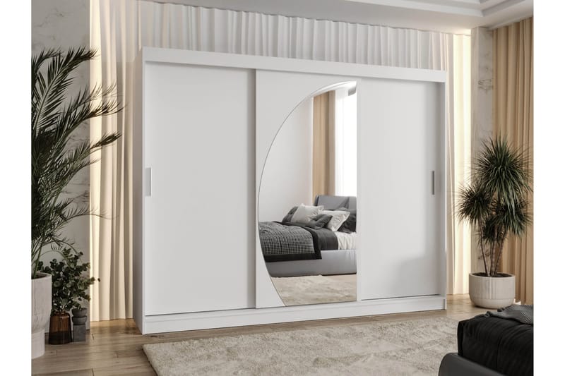 Amira Garderob m. Spegel 250x200 cm - Förvaring - Sko- & klädförvaring - Garderober & garderobssystem