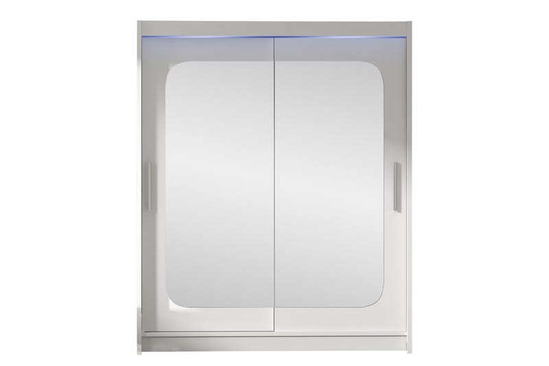 Bay Garderob m. Spegel 150x200 cm, Vit