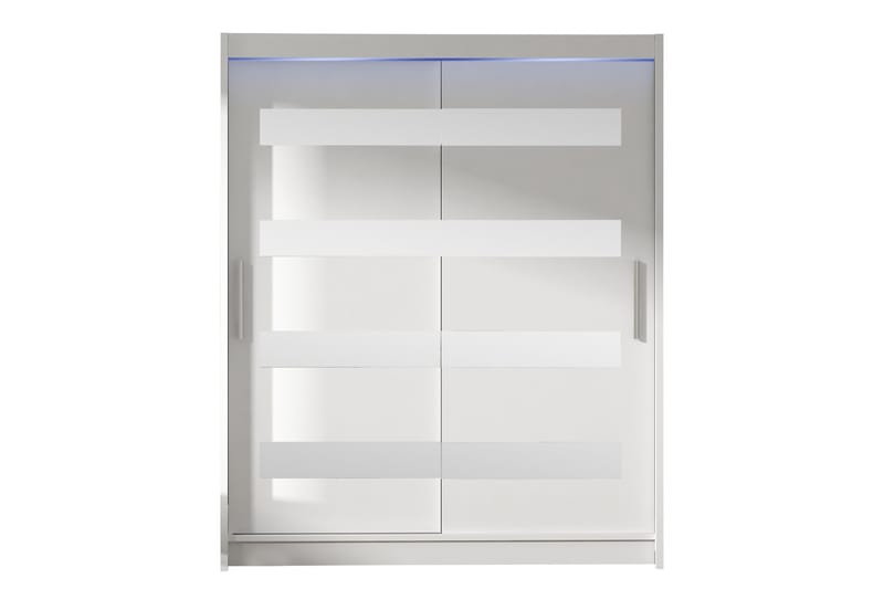 Bay Garderob m. Spegel 150x200 cm - Vit - Förvaring - Sko- & klädförvaring - Garderober & garderobssystem