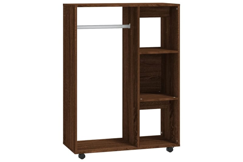 beBasic Garderob brun ek 80x40x110 cm konstruerat trä - Förvaring - Sko- & klädförvaring - Garderober & garderobssystem