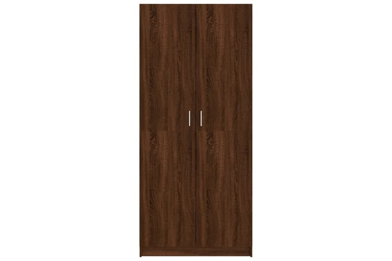 beBasic Garderob brun ek 80x52x180 cm konstruerat trä - Garderober & garderobssystem