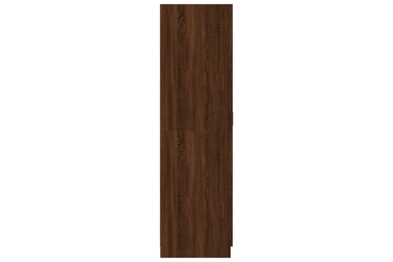 beBasic Garderob brun ek 80x52x180 cm konstruerat trä - Garderober & garderobssystem