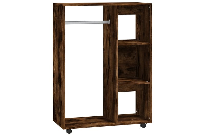 beBasic Garderob rökf�ärgad ek 80x40x110 cm konstruerat trä - Förvaring - Sko- & klädförvaring - Garderober & garderobssystem