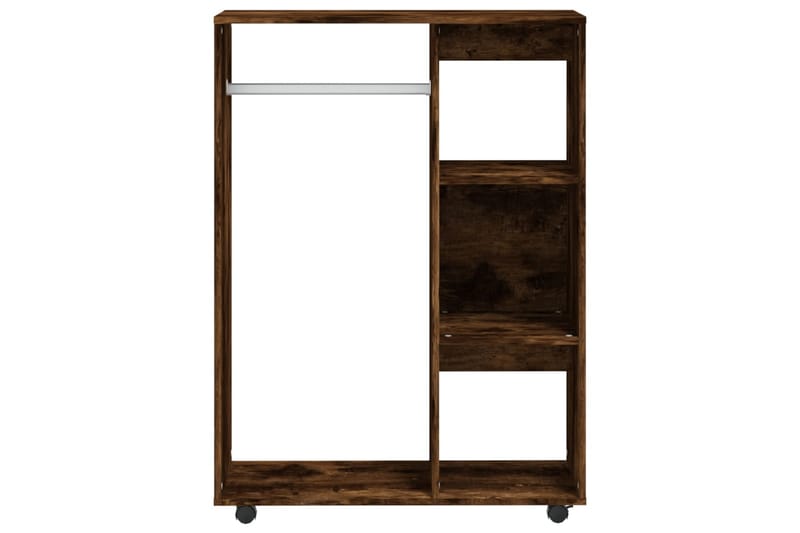 beBasic Garderob rökfärgad ek 80x40x110 cm konstruerat trä - Förvaring - Sko- & klädförvaring - Garderober & garderobssystem