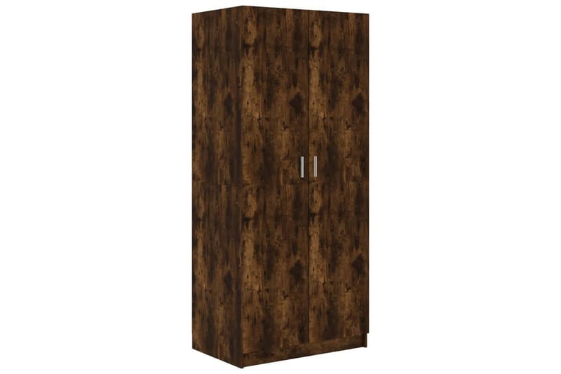 beBasic Garderob rökfärgad ek 80x52x180 cm konstruerat trä - Förvaring - Sko- & klädförvaring - Garderober & garderobssystem