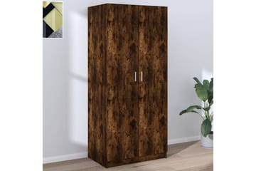 beBasic Garderob rökfärgad ek 80x52x180 cm konstruerat trä - Förvaring - Sko- & klädförvaring - Garderober & garderobssystem