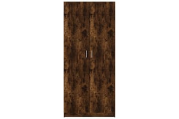 beBasic Garderob rökfärgad ek 80x52x180 cm konstruerat trä - Förvaring - Sko- & klädförvaring - Garderober & garderobssystem