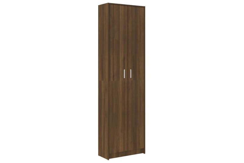 beBasic Hallgarderob brun ek 55x25x189 cm konstruerat trä - Förvaring - Sko- & klädförvaring - Garderober & garderobssystem