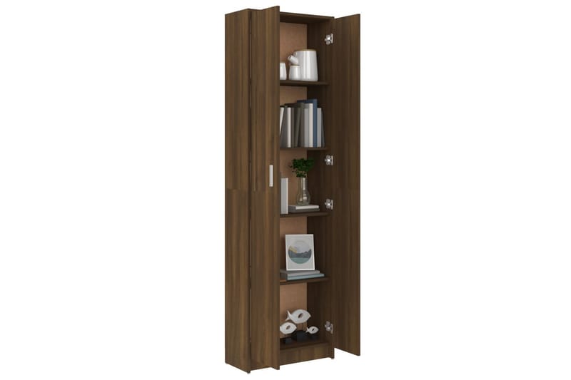 beBasic Hallgarderob brun ek 55x25x189 cm konstruerat trä - Förvaring - Sko- & klädförvaring - Garderober & garderobssystem