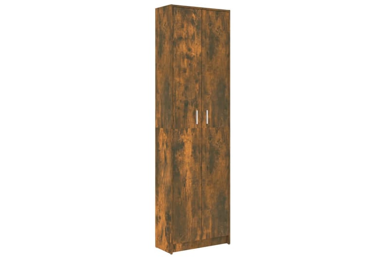 beBasic Hallgarderob Rökfärgad ek 55x25x189 cm konstruerat trä - Förvaring - Sko- & klädförvaring - Garderober & garderobssystem