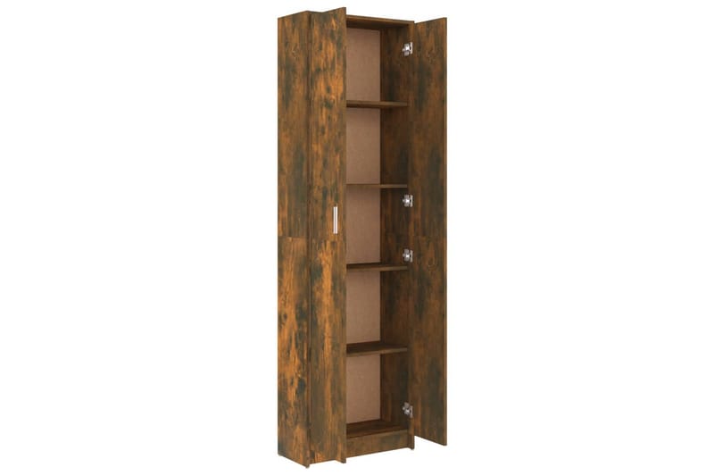 beBasic Hallgarderob Rökfärgad ek 55x25x189 cm konstruerat trä - Förvaring - Sko- & klädförvaring - Garderober & garderobssystem